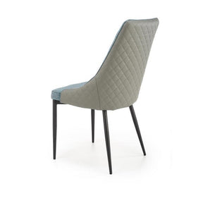 Scaun K448, gri deschis/albastru, 50x54x95 cm