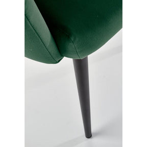 Scaun tapitat K410, verde, 65x62x85 cm