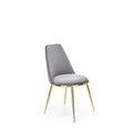 Scaun K460, stofa gri, 49x54x84 cm
