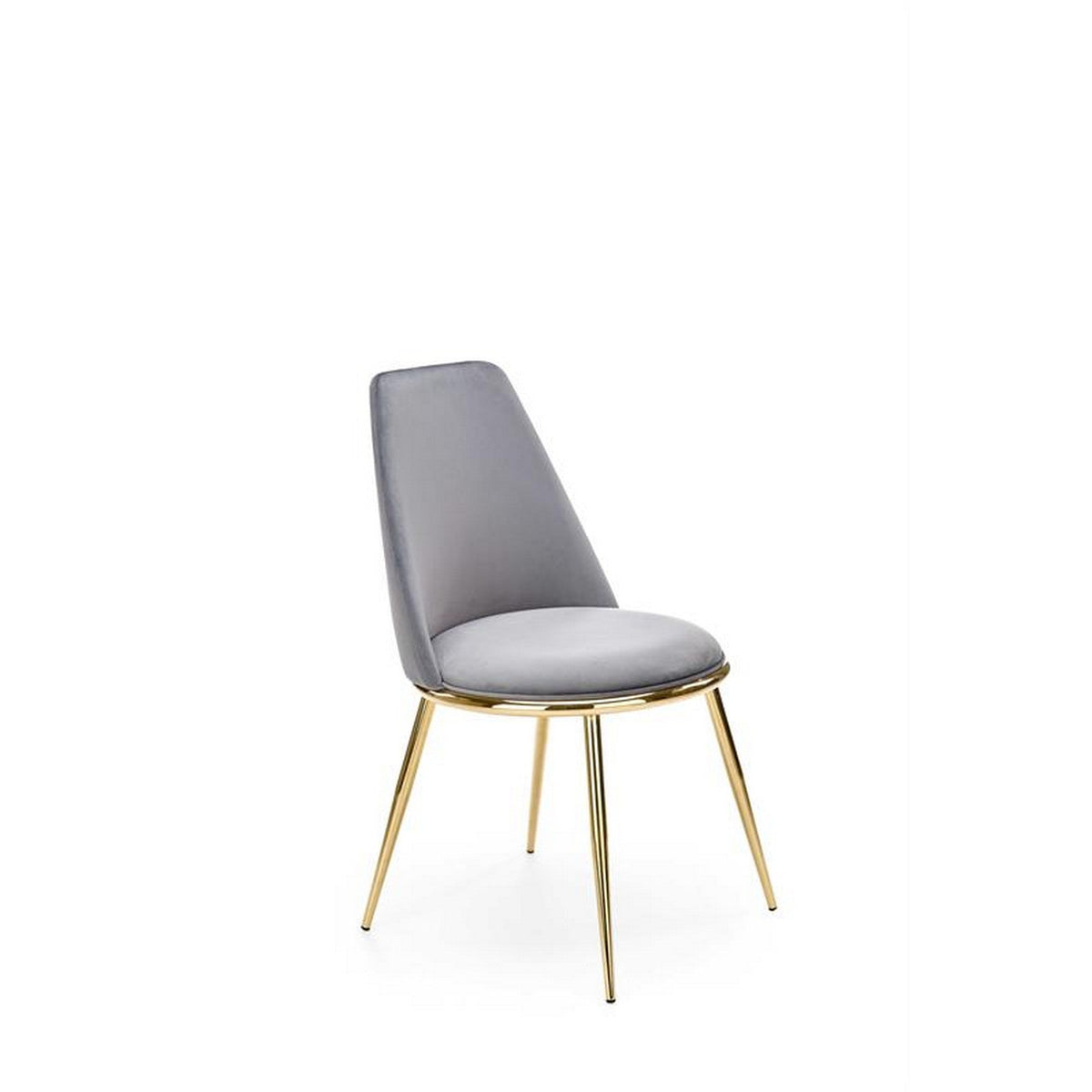 Scaun K460, stofa gri, 49x54x84 cm