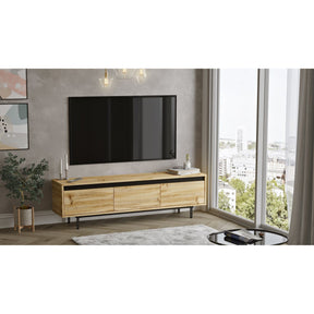 Comoda TV LV1-KL, stejar, PAL, 160x35x45 cm
