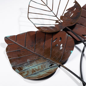 Accesoriu decorativ Fall 3, maro, metal, 45x85 cm