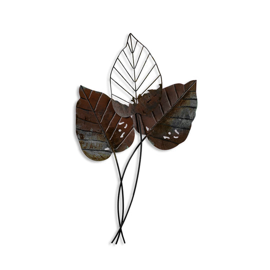 Accesoriu decorativ Fall 3, maro, metal, 45x85 cm