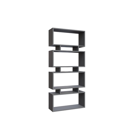 Biblioteca Langdon, gri antracit, PAL, 72x25x161 cm