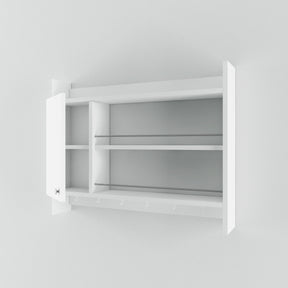 Raft bucatarie Knerr, alb, PAL, 85x15x65 cm