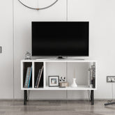 Comoda TV Arven, alb, PAL, 90x25x53 cm