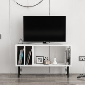 Comoda TV Arven, alb, PAL, 90x25x53 cm