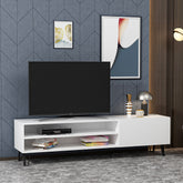 Comoda TV Blake, alb, PAL, 160x37x47 cm