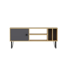 Comoda TV Arven, stejar/gri, PAL, 120x25x52 cm