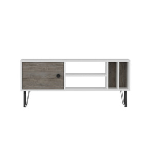 Comoda TV Arven, alb, PAL, 120x25x52 cm