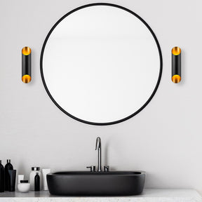 Lampa de perete Cut - 11810, metal, negru, 8x12x30 cm