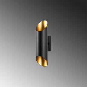 Lampa de perete Cut - 11810, metal, negru, 8x12x30 cm