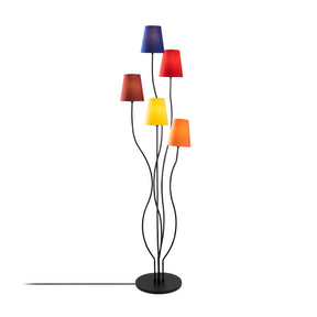 Lampa Bonibon-13232, multicolor, metal/material textil, 44x44x160 cm