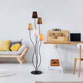 Lampa Bonibon-13233, multicolor, metal/material textil, 44x44x160 cm