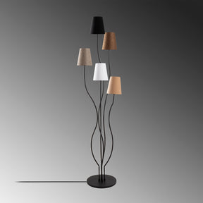 Lampa Bonibon-13233, multicolor, metal/material textil, 44x44x160 cm