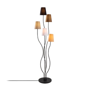 Lampa Bonibon-13233, multicolor, metal/material textil, 44x44x160 cm