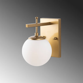 Lampa de perete 13110, auriu, metal, 15x20x15 cm