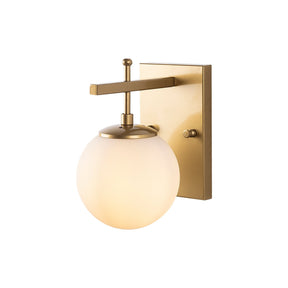 Lampa de perete 13110, auriu, metal, 15x20x15 cm