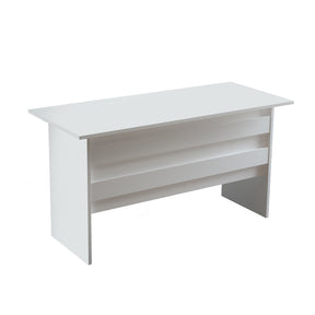 Masa birou 956LCS1103, alb, PAL melaminat, 140x60x74 cm