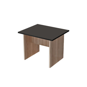 Masuta cafea 956LCS1202, stejar/negru, PAL melaminat, 60x50x46 cm