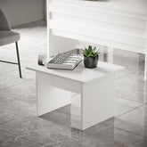 Masuta cafea 956LCS1203, alb, PAL melaminat, 60x50x46 cm