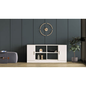 Comoda 956LCS1506, alb, PAL melaminat, 140x46x32 cm