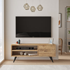 Comoda TV CD1-A, stejar, PAL, 110x40x44 cm