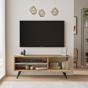 Comoda TV CD1-A, stejar, PAL, 110x40x44 cm