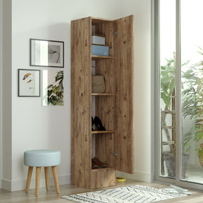 Dulap ML14-A, stejar, PAL, 35x35x180 cm