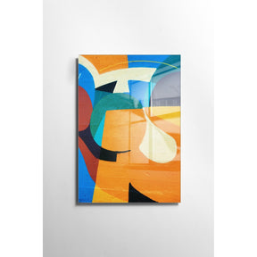 Tablou UV-012, multicolor, sticla securizata, 45x65 cm