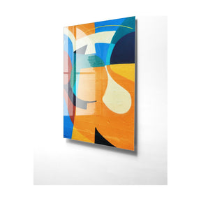 Tablou UV-012, multicolor, sticla securizata, 45x65 cm