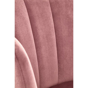 Scaun tapitat K386, roz, 60x58x84 cm