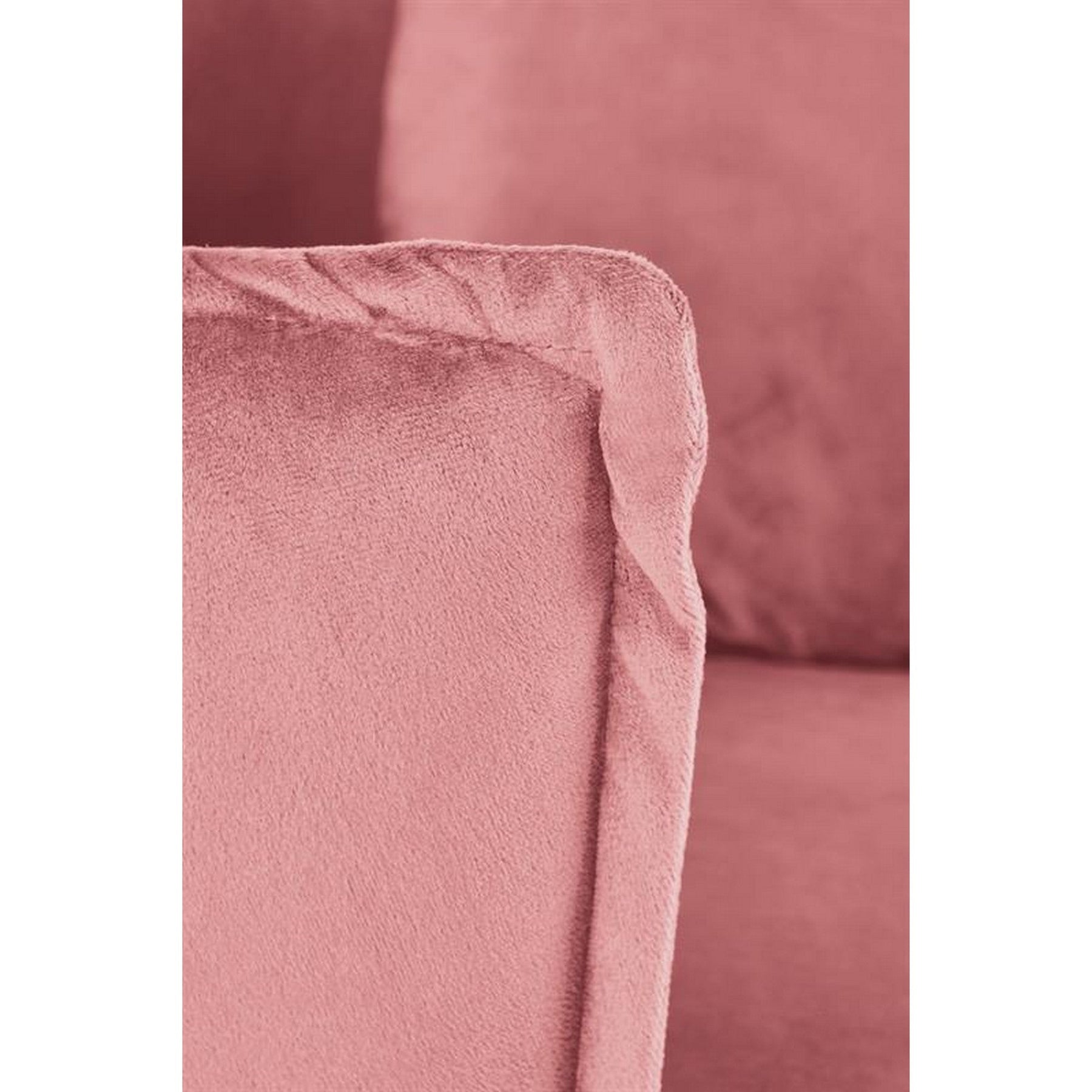 Fotoliu modern Almond, roz/auriu, 90x90x87 cm