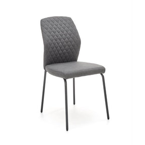 Scaun K461, stofa gri, 46x56x92 cm