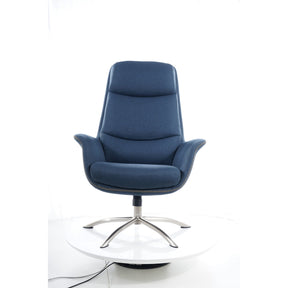 Fotoliu scaun bleumarin REGAN 75x48x104