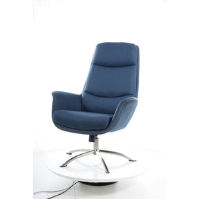 Fotoliu scaun bleumarin REGAN 75x48x104