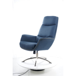 Fotoliu scaun bleumarin REGAN 75x48x104