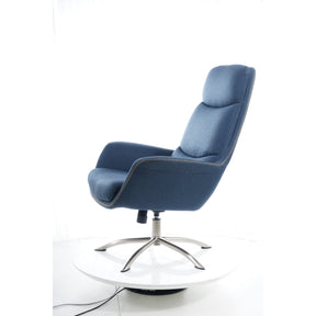 Fotoliu scaun bleumarin REGAN 75x48x104