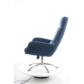 Fotoliu scaun bleumarin REGAN 75x48x104
