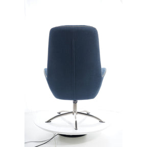 Fotoliu scaun bleumarin REGAN 75x48x104