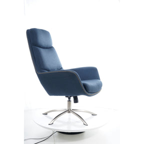 Fotoliu scaun bleumarin REGAN 75x48x104