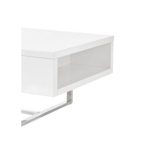 Masuta moderna HAMPTON alba, 110x60x40 cm