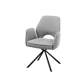 Scaun NELE structura metalica, gri, 61x61x48/86