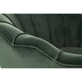 Fotoliu AMORINITO, verde/auriu, 81x77x77x45 cm