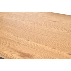 Masuta de cafea ARTIGA stejar auriu/negru, 105x55x45 cm
