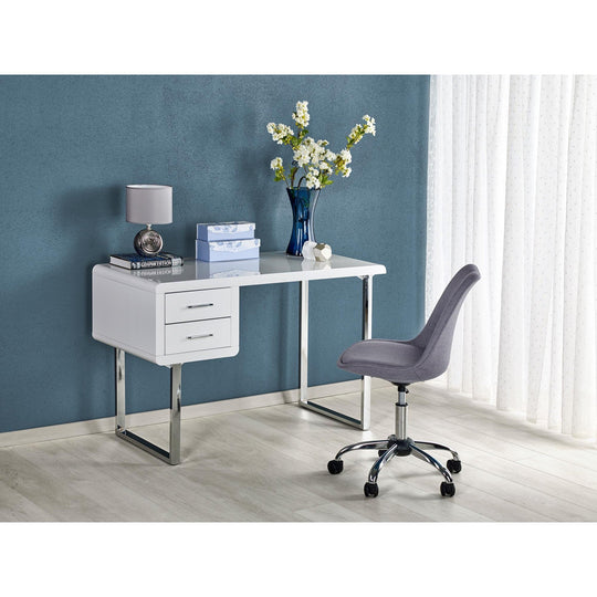 Birou calculator B30, alb, 120X55X76 CM