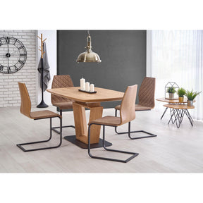 Masa living aurie Blacky, 160/220X90X76 CM