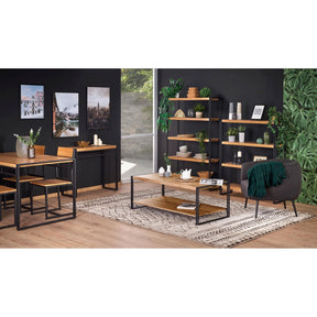 Biblioteca moderna Bolivar REG2, 100X30X155 CM - ACAJU 