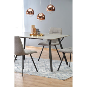 Scaun tapitat K402, gri, 45x55x86 cm