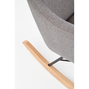 Scaun balansoar BOTAS gri, 75x106x101x46 cm